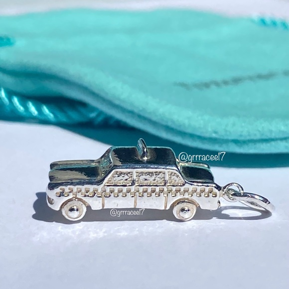 AUTH RARE vintage Tiffany & Co. taxi cab charm/pendant🚕 - Picture 12 of 17